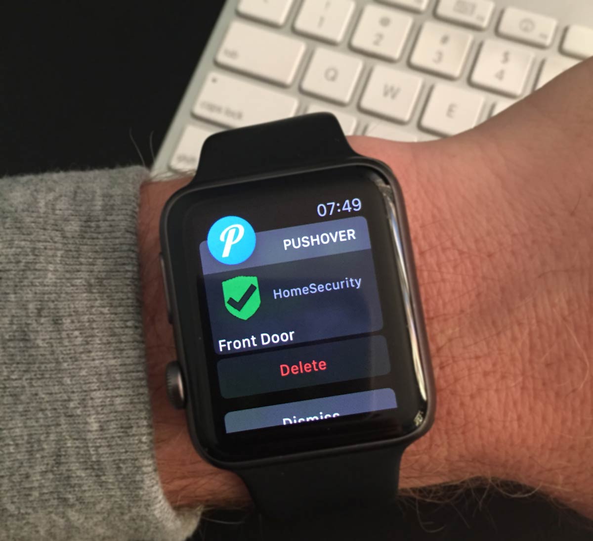 Apple Watch Alarm in Action